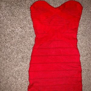 Soft Cocktail Red Dress